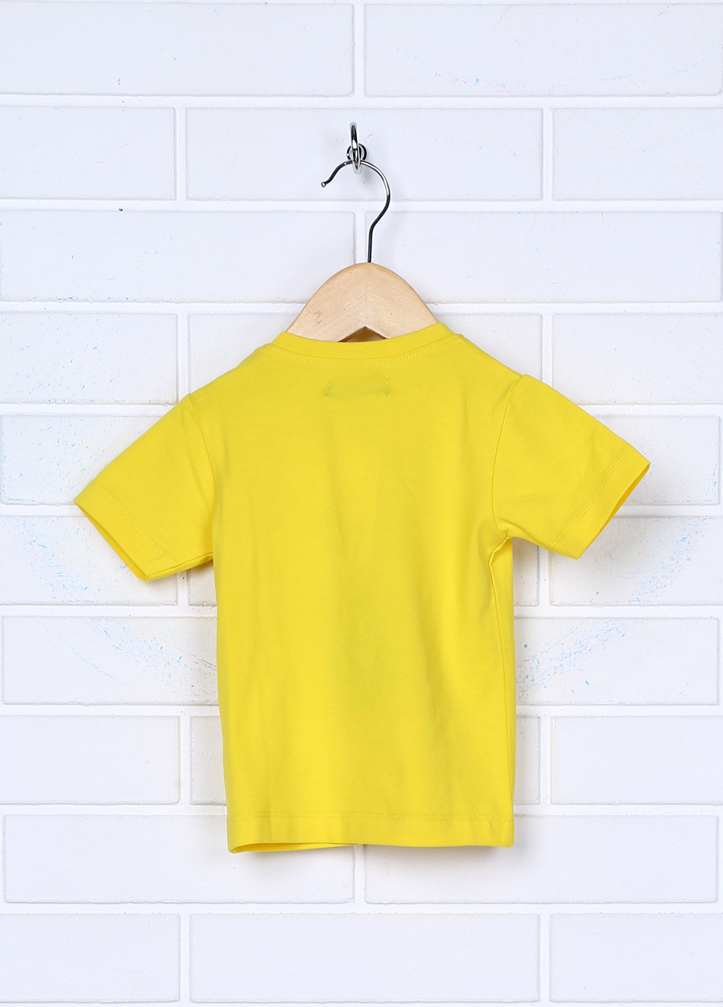 Желтая летняя футболка с коротким рукавом GF Ferre