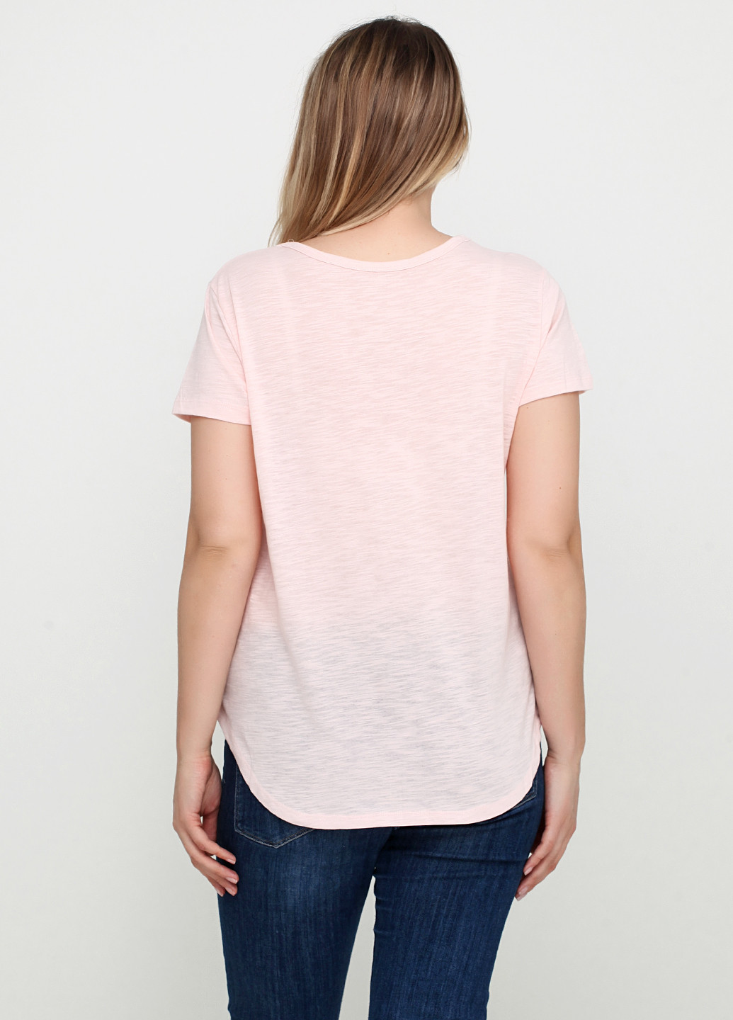 Бледно-розовая летняя футболка Francesca's