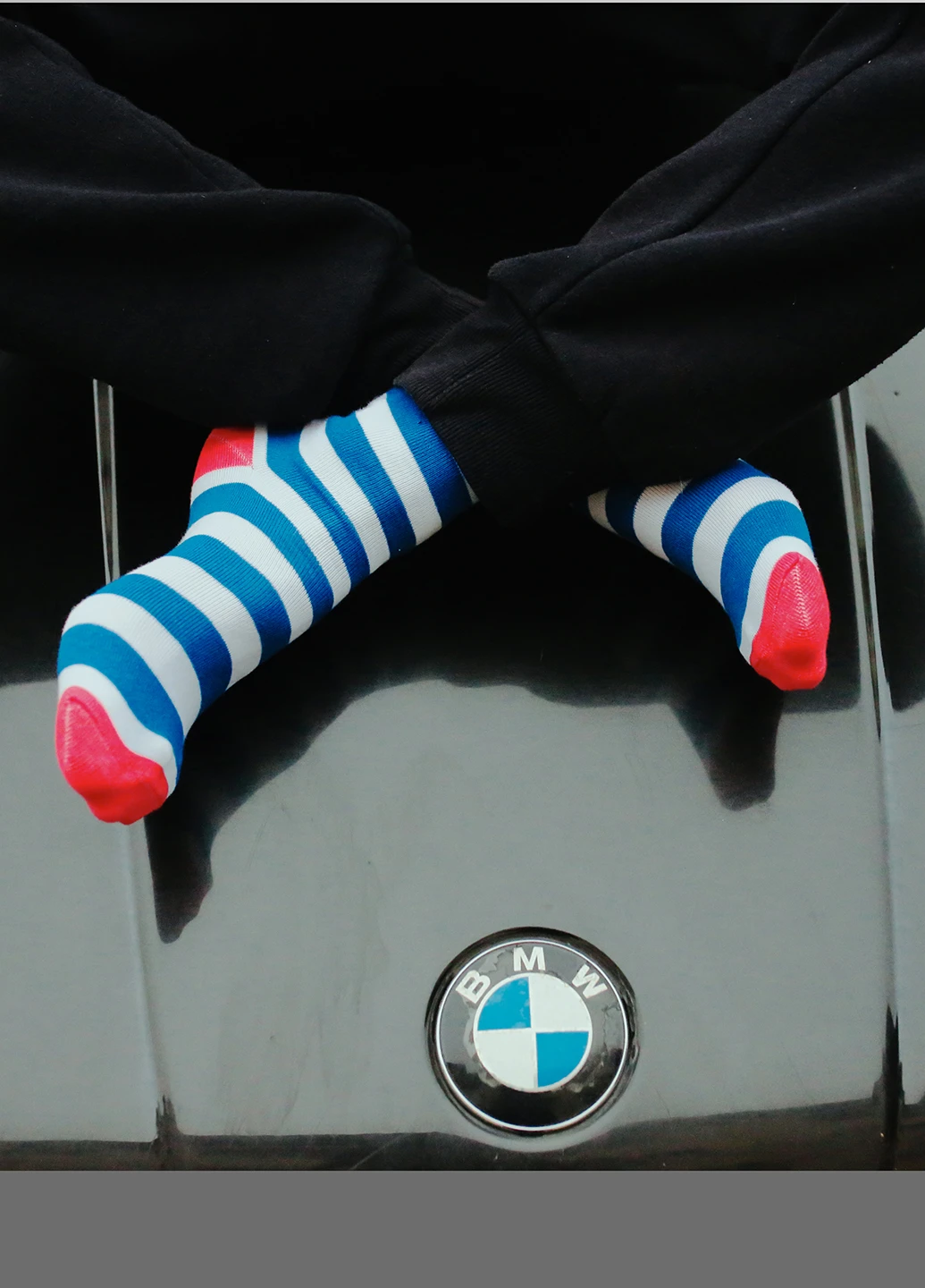 Сині носки Mo-Ko-Ko Socks смужки (25064137)