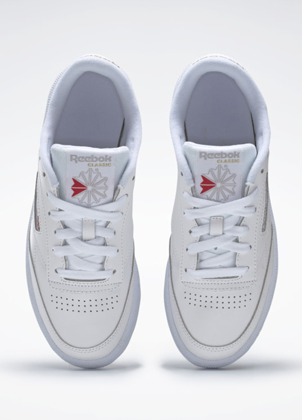 Білі всесезонні кросівки Reebok Club C 85