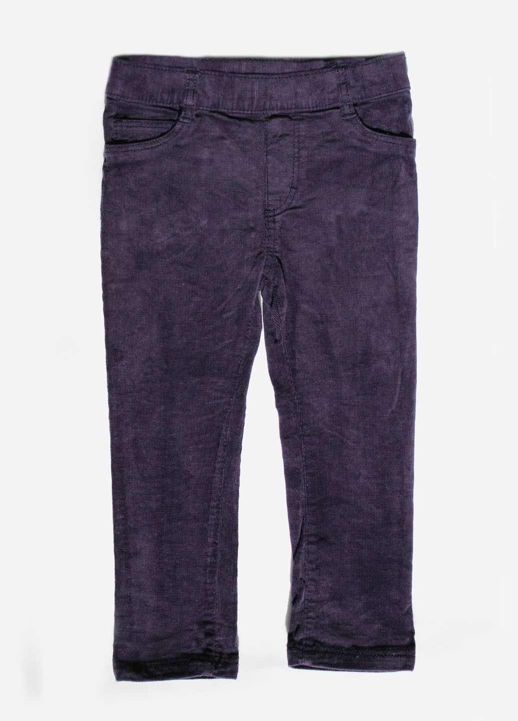 Фиолетовые кэжуал демисезонные зауженные брюки H&M