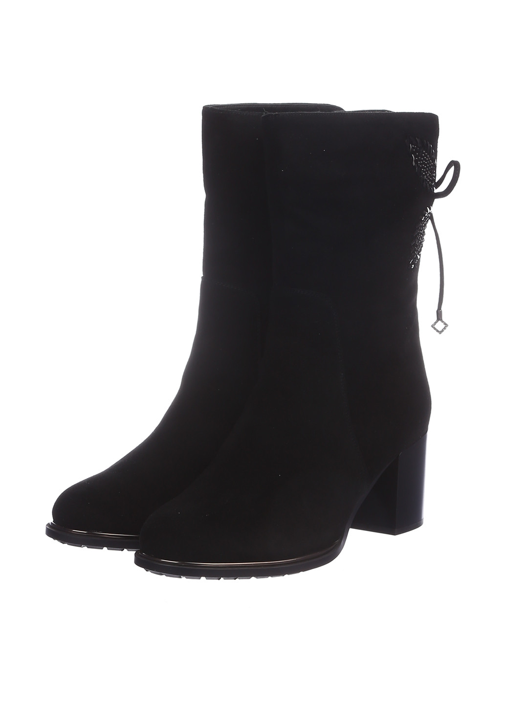 Черные зимние полусапоги Blizzarini