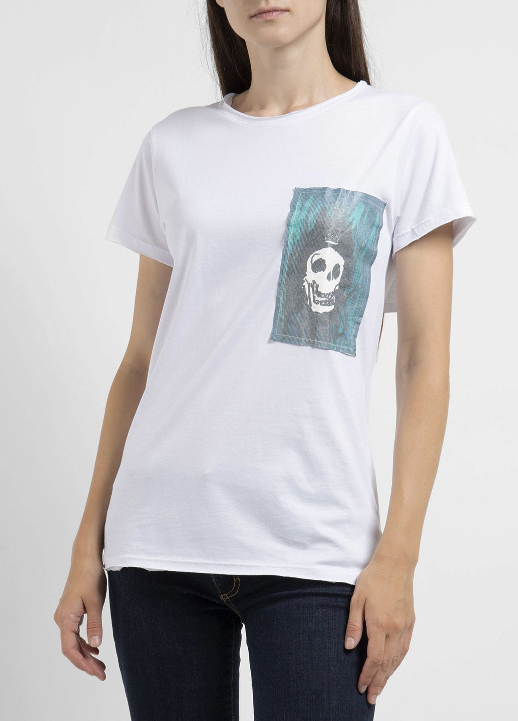 Біла футболка з принтом Hamlet Ko Samui - (250382429)