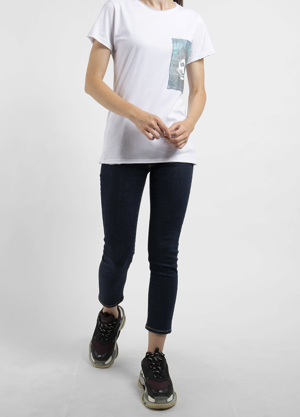 Біла футболка з принтом Hamlet Ko Samui - (250382429)