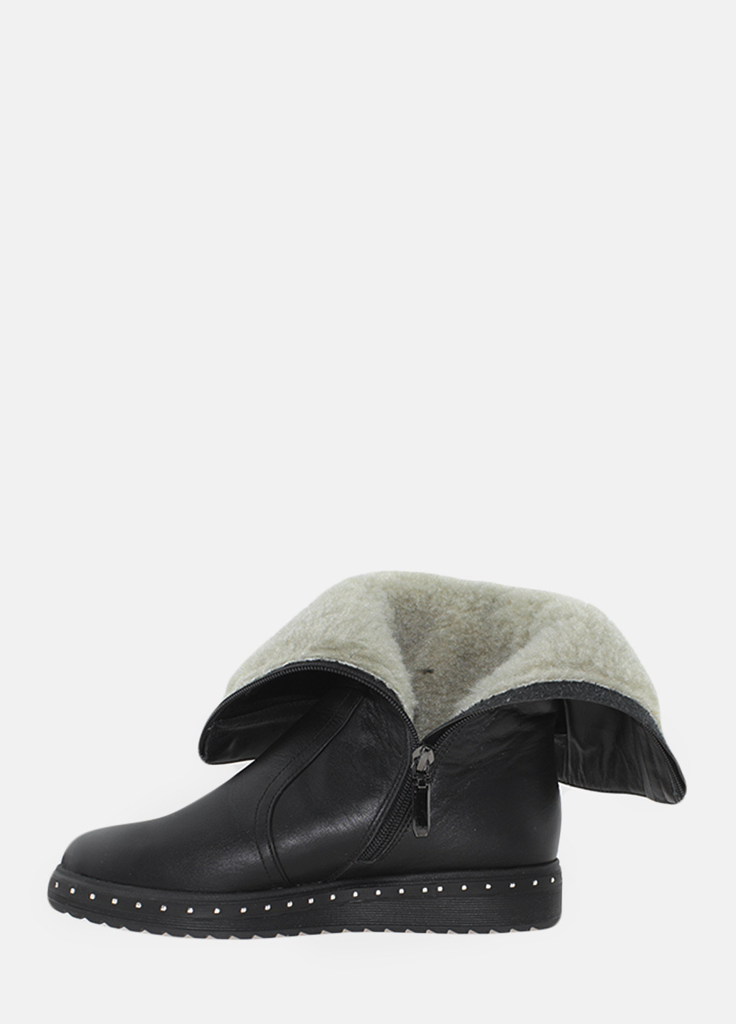 Черные зимние полусапоги rp7750 черный Passati