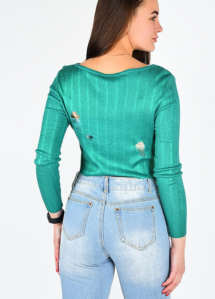 Зеленый демисезонный свитер AAA