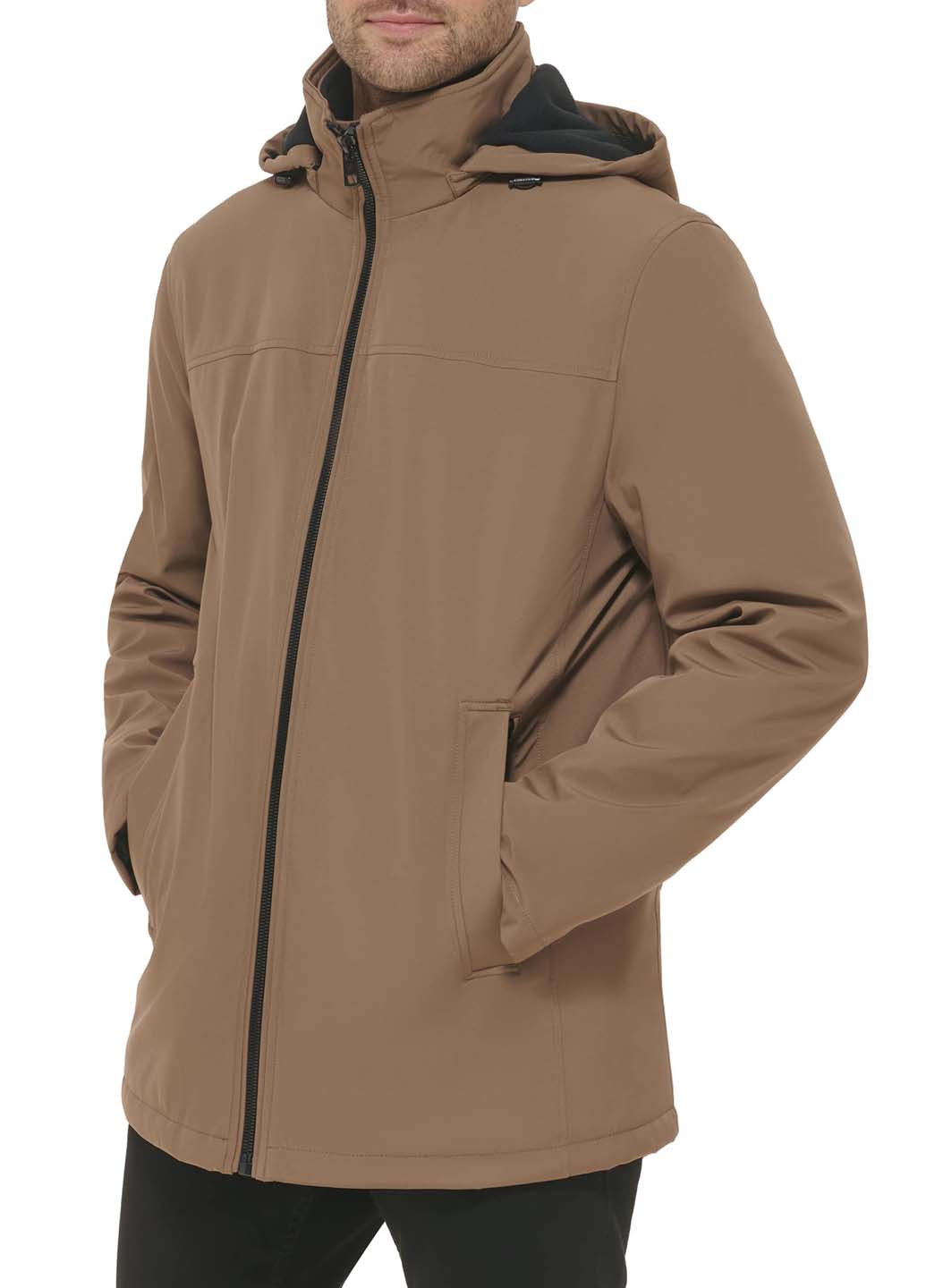 Коричневая демисезонная куртка Calvin Klein