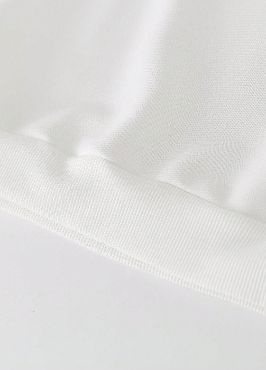 Белый свитшот SHEIN новогодний без декора (340304498)