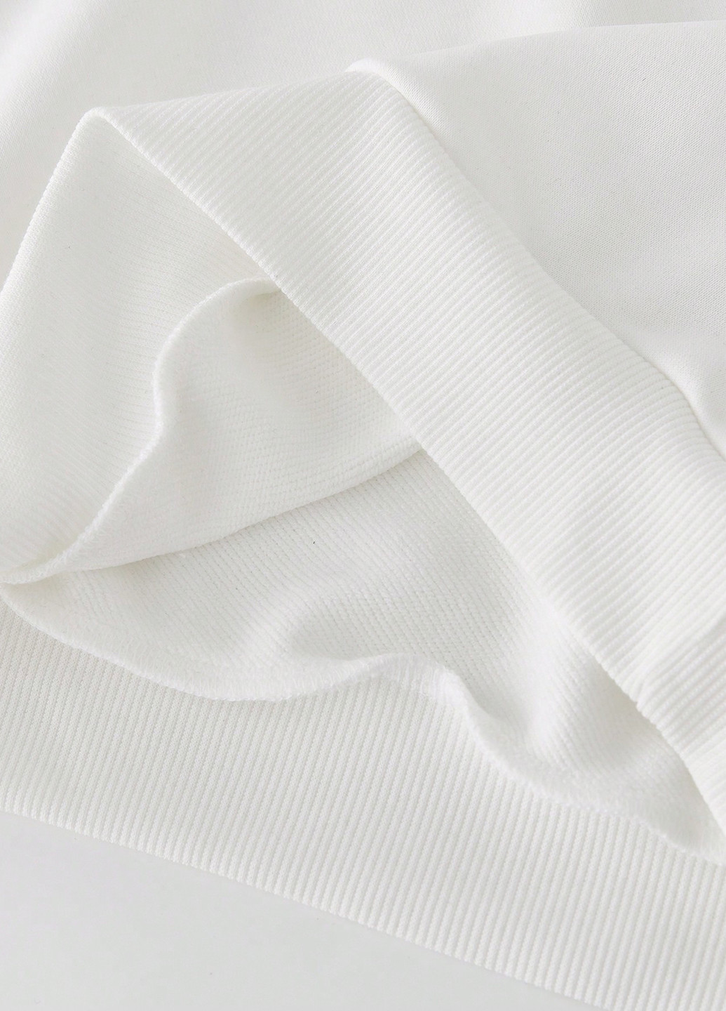 Белый свитшот SHEIN новогодний без декора (340304498)