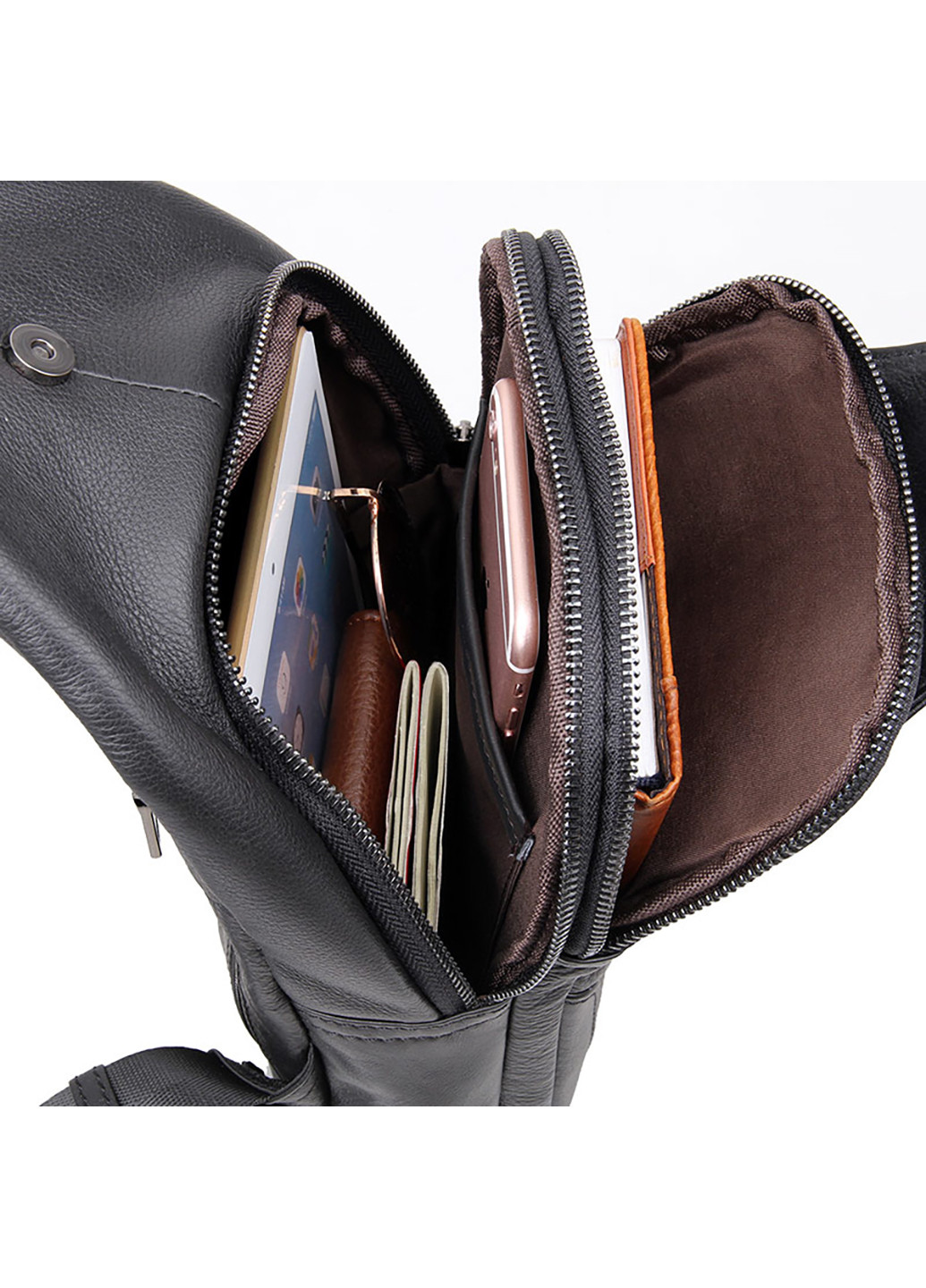 Мужская кожаная сумка 17х33,5х7 см Vintage (252131494)