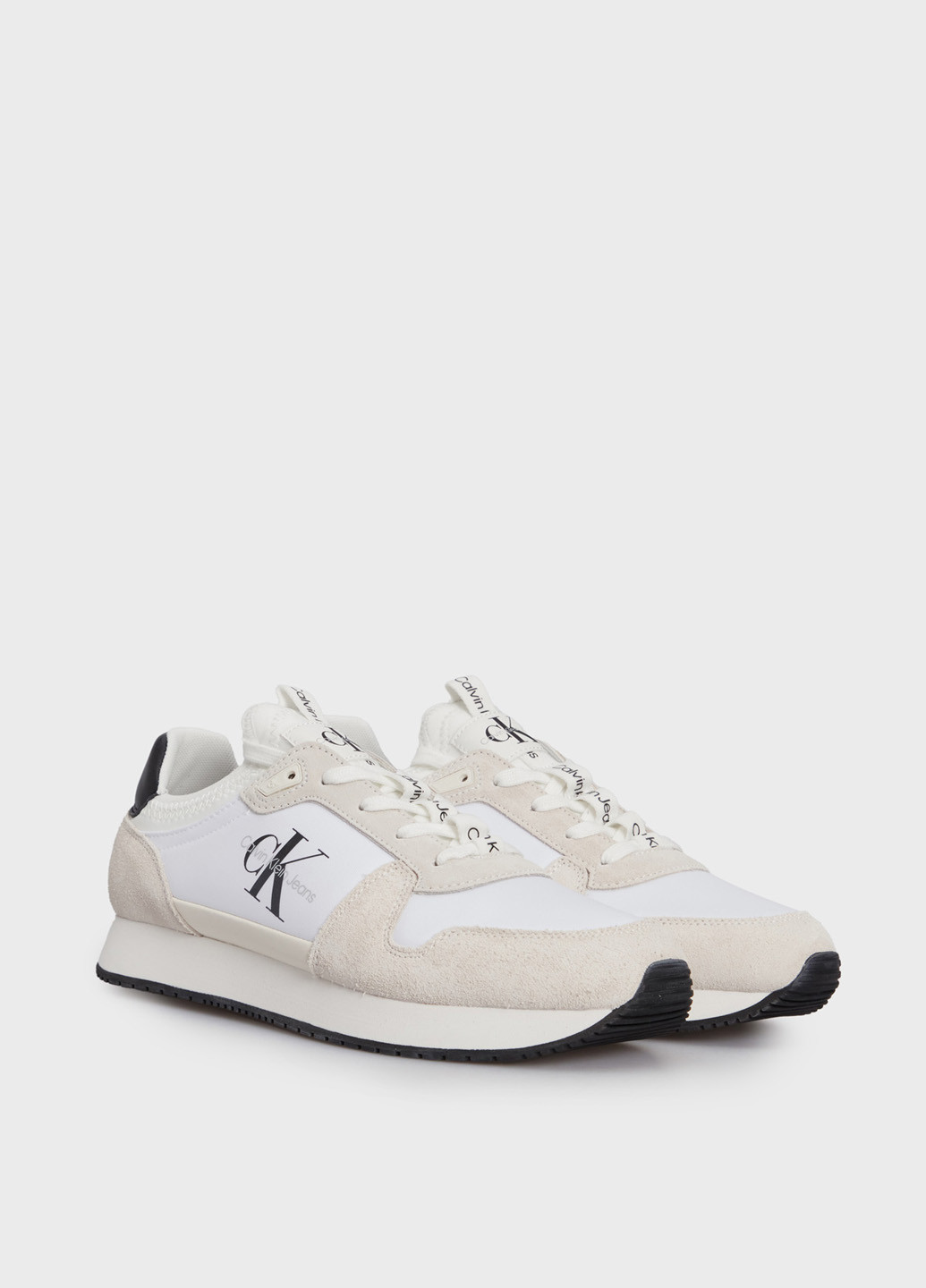 Белые всесезонные кроссовки Calvin Klein Jeans