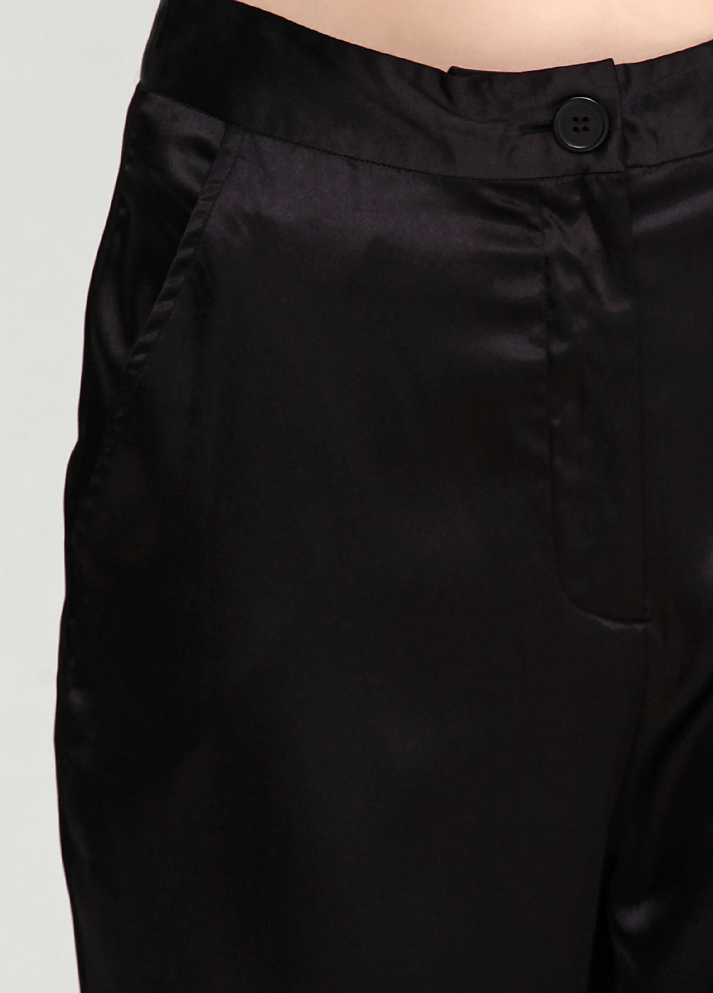 Черные кэжуал демисезонные прямые брюки Sisters Point