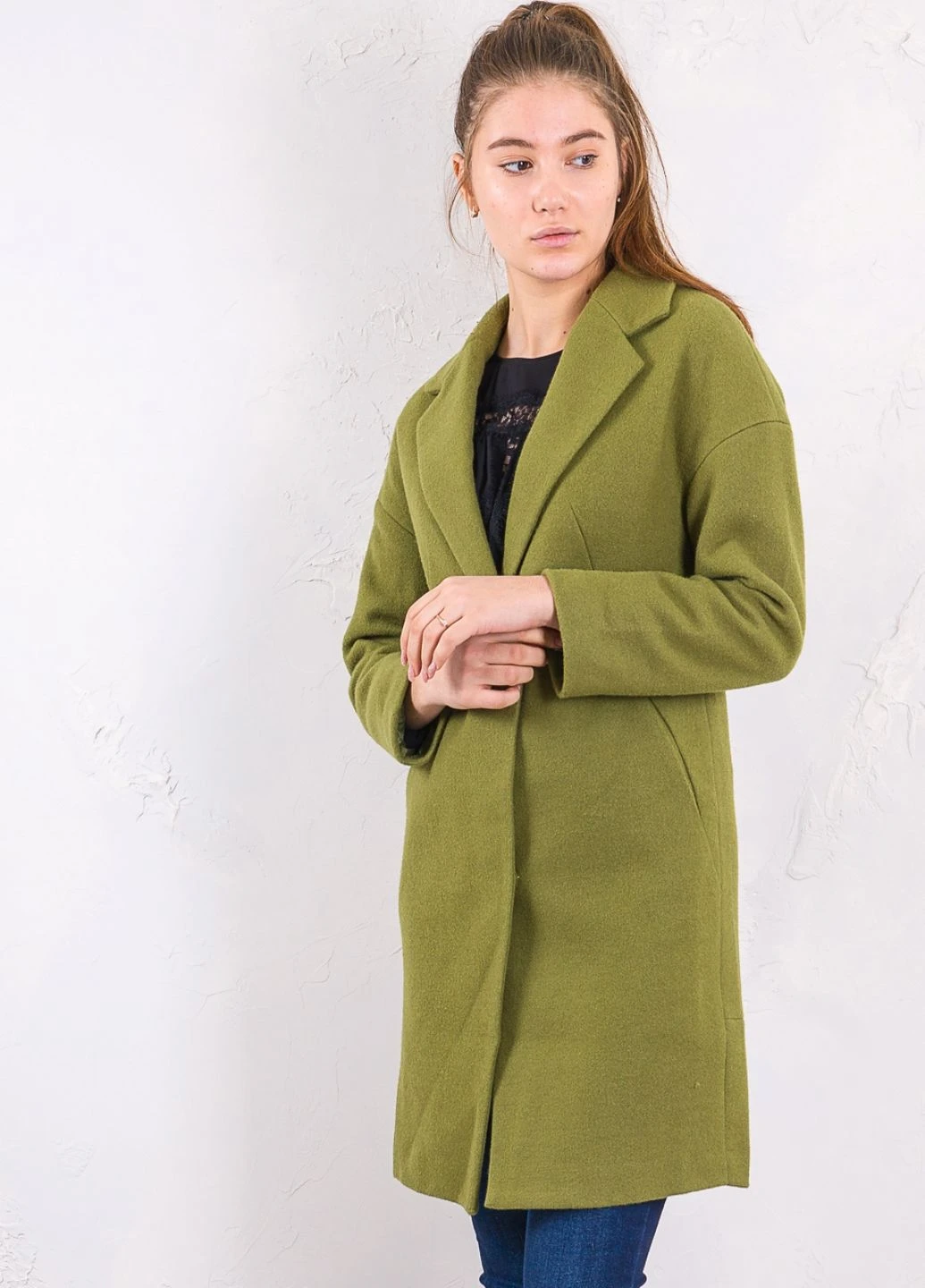 Оливкове (хакі) демісезонне Пальто Vero Moda