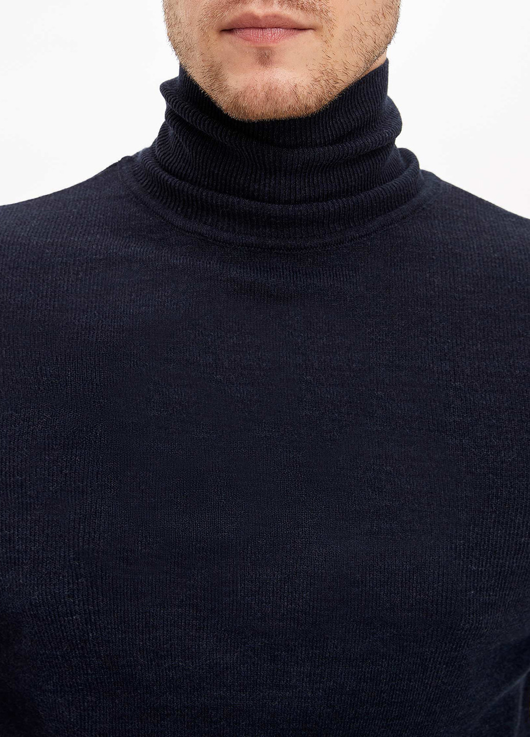 Светло-синий демисезонный свитер DeFacto
