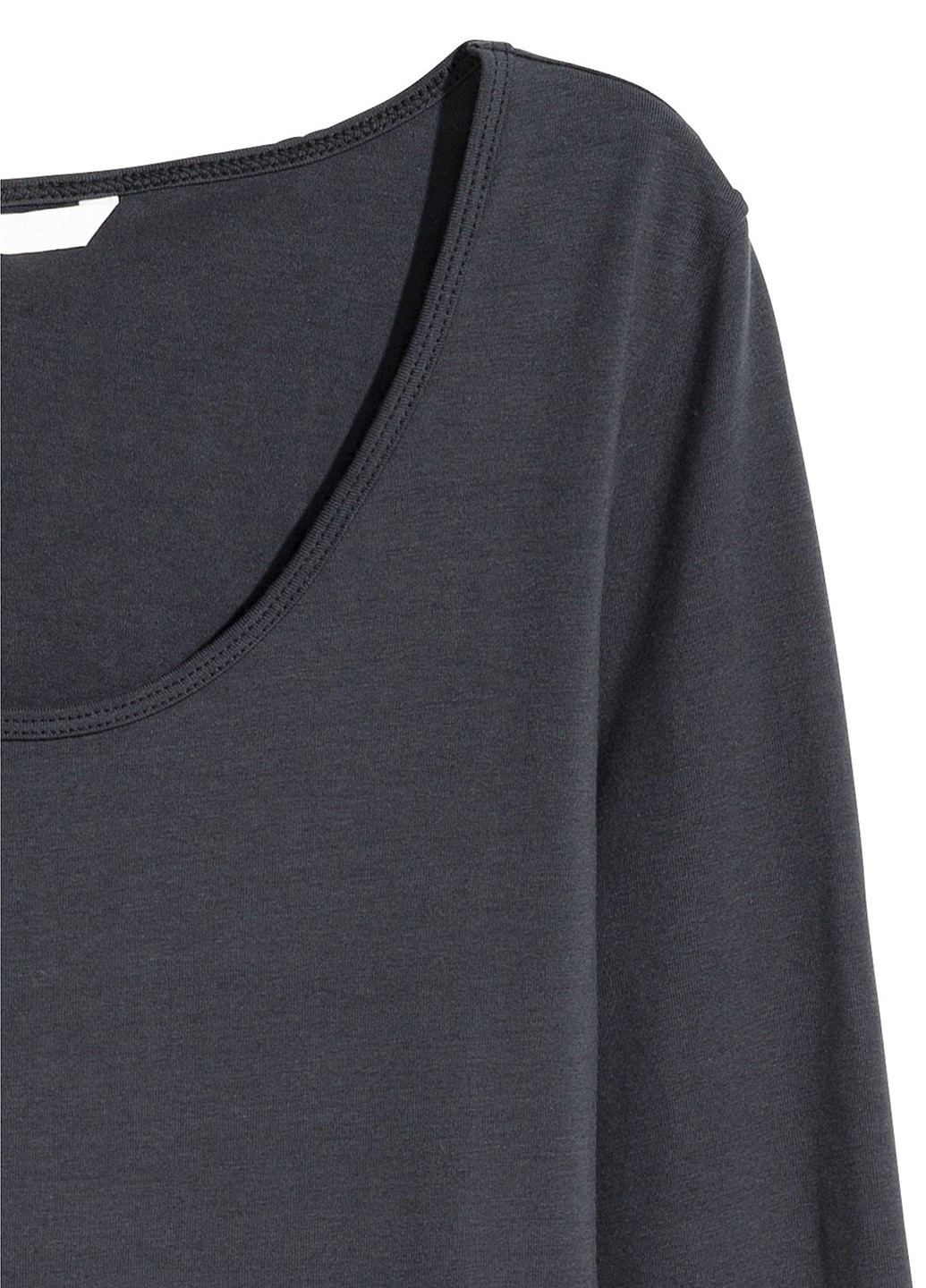 Темно-серое кэжуал платье H&M однотонное