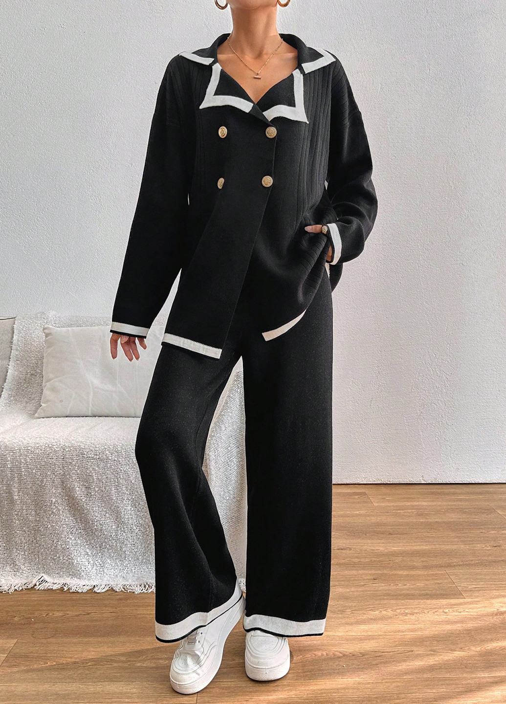 Костюм (кардиган, брюки) SHEIN (367802986)