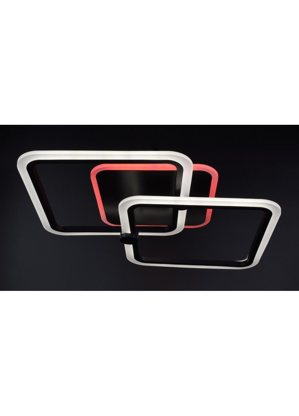 Люстра потолочная LED с пультом A2503/2-RGB-bk Черный 10х41х63 см. Sunnysky (253627229)