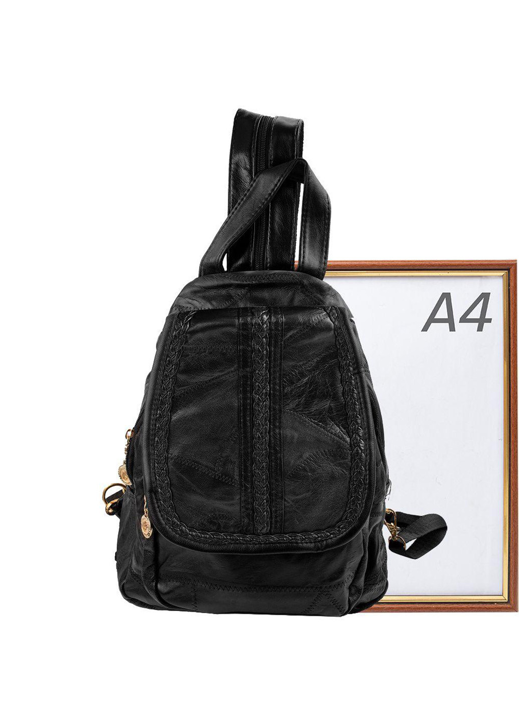 Жіночий шкіряний рюкзак 24х32х16 см Valiria Fashion (216146430)