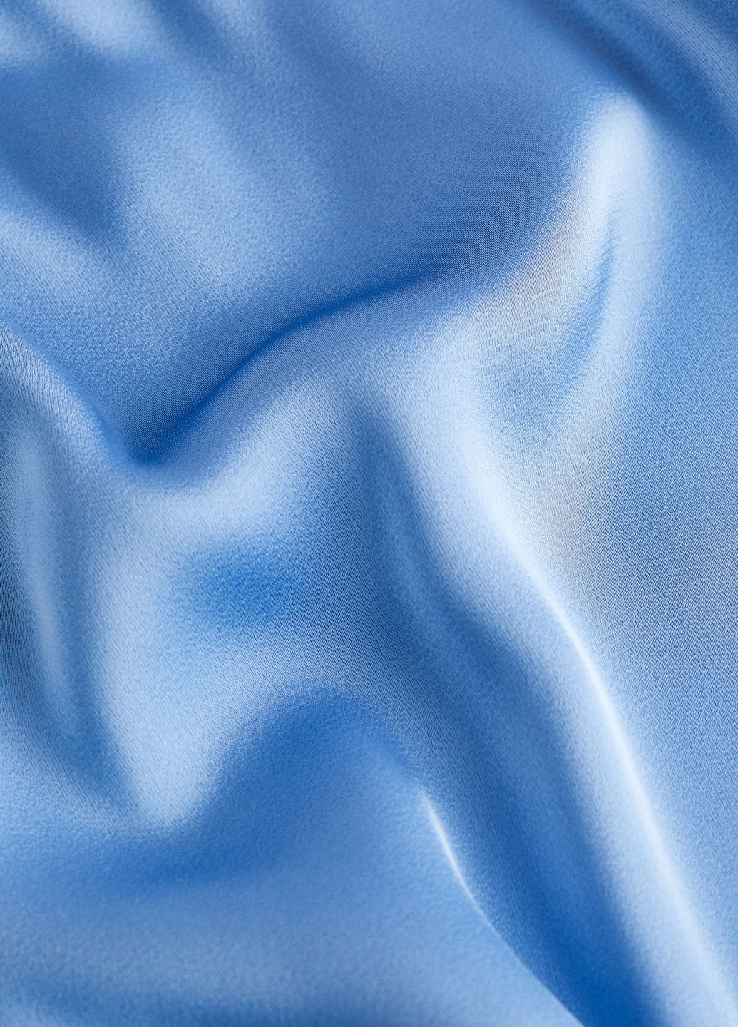 Голубое кэжуал платье H&M однотонное