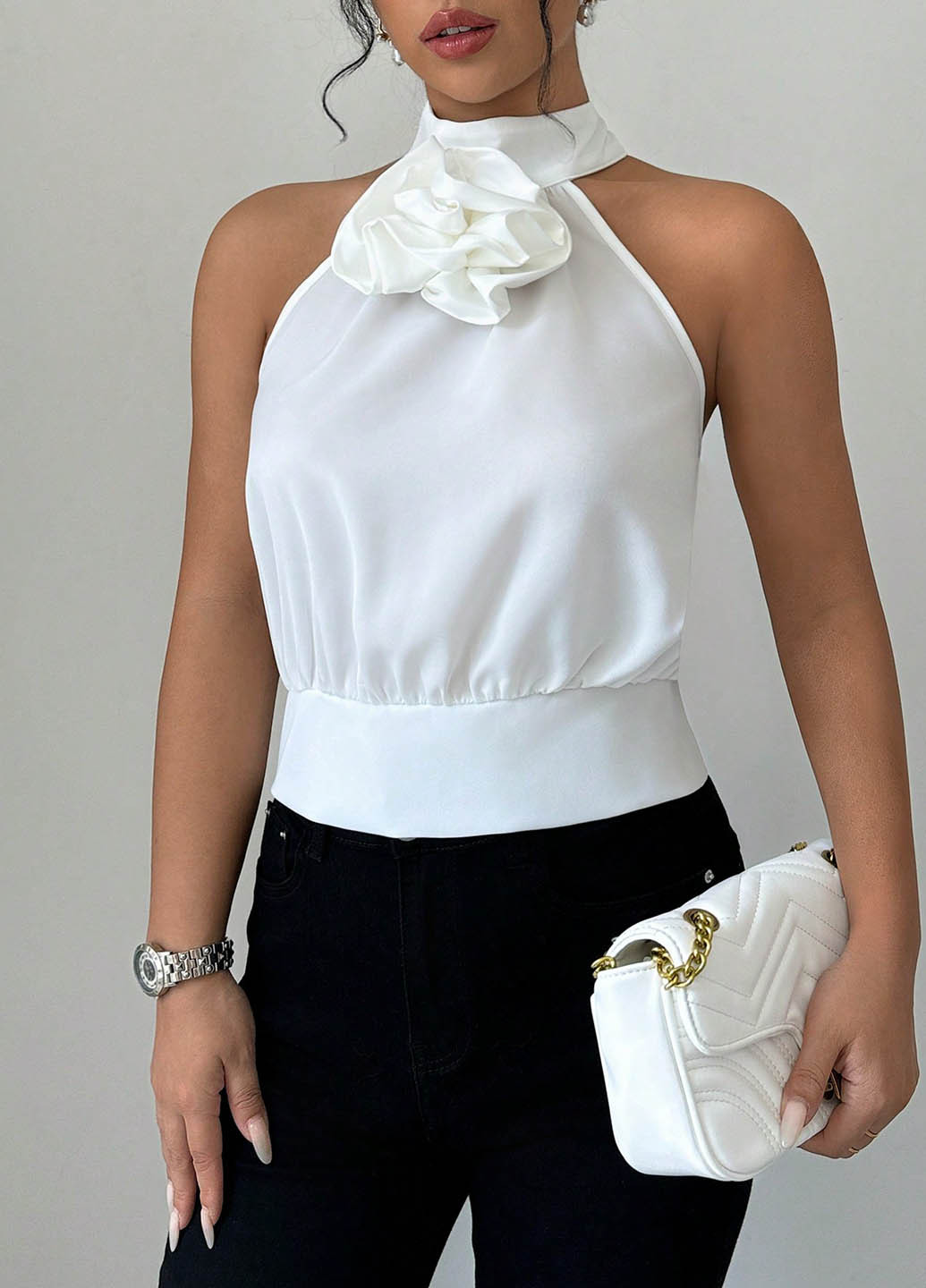 Белая блуза SHEIN