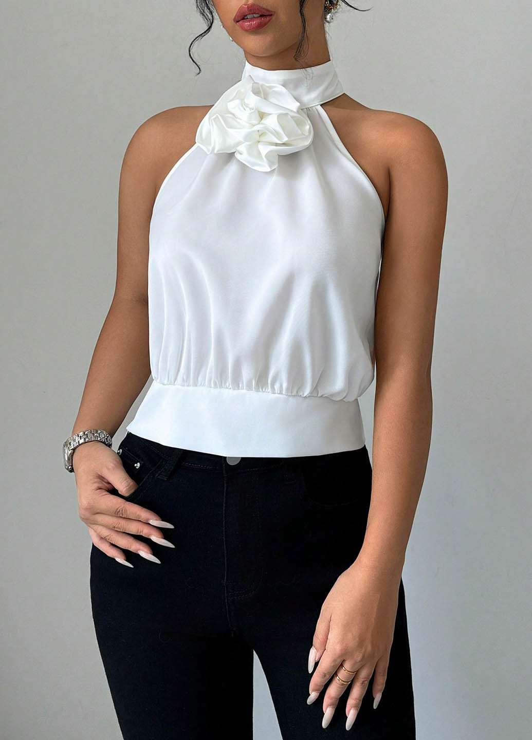 Белая блуза SHEIN