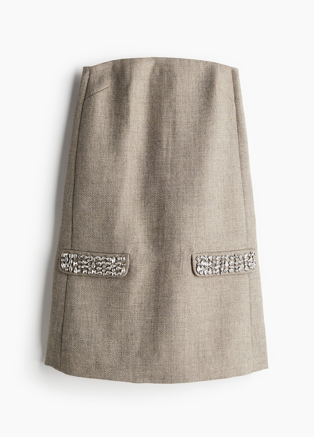 Бежева кежуал сукня H&M меланжева