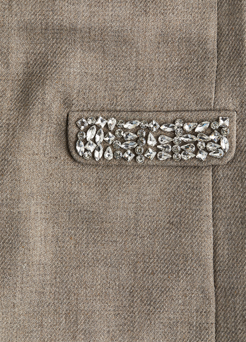 Бежева кежуал сукня H&M меланжева