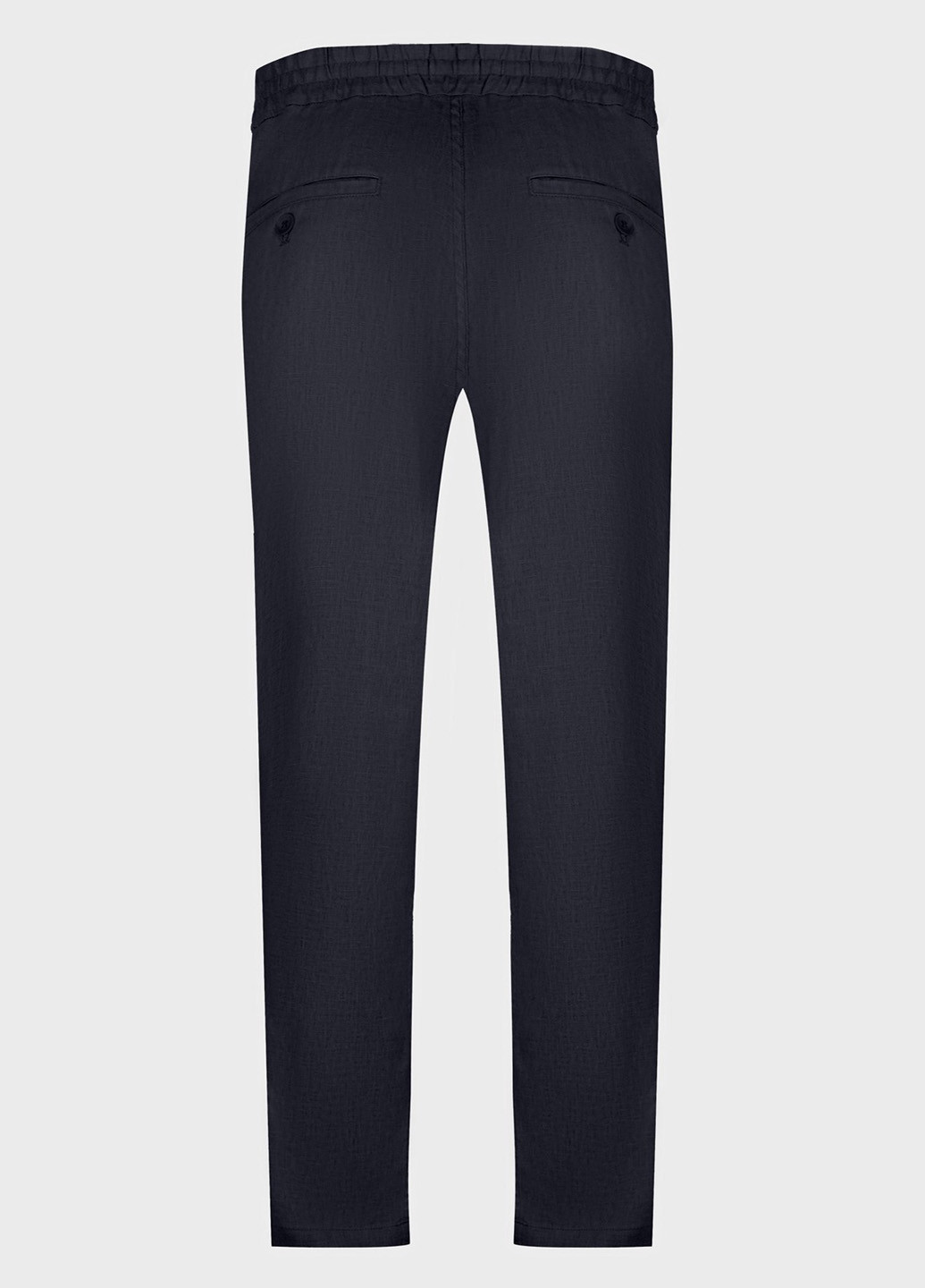 Темно-синие кэжуал летние зауженные брюки PRPY