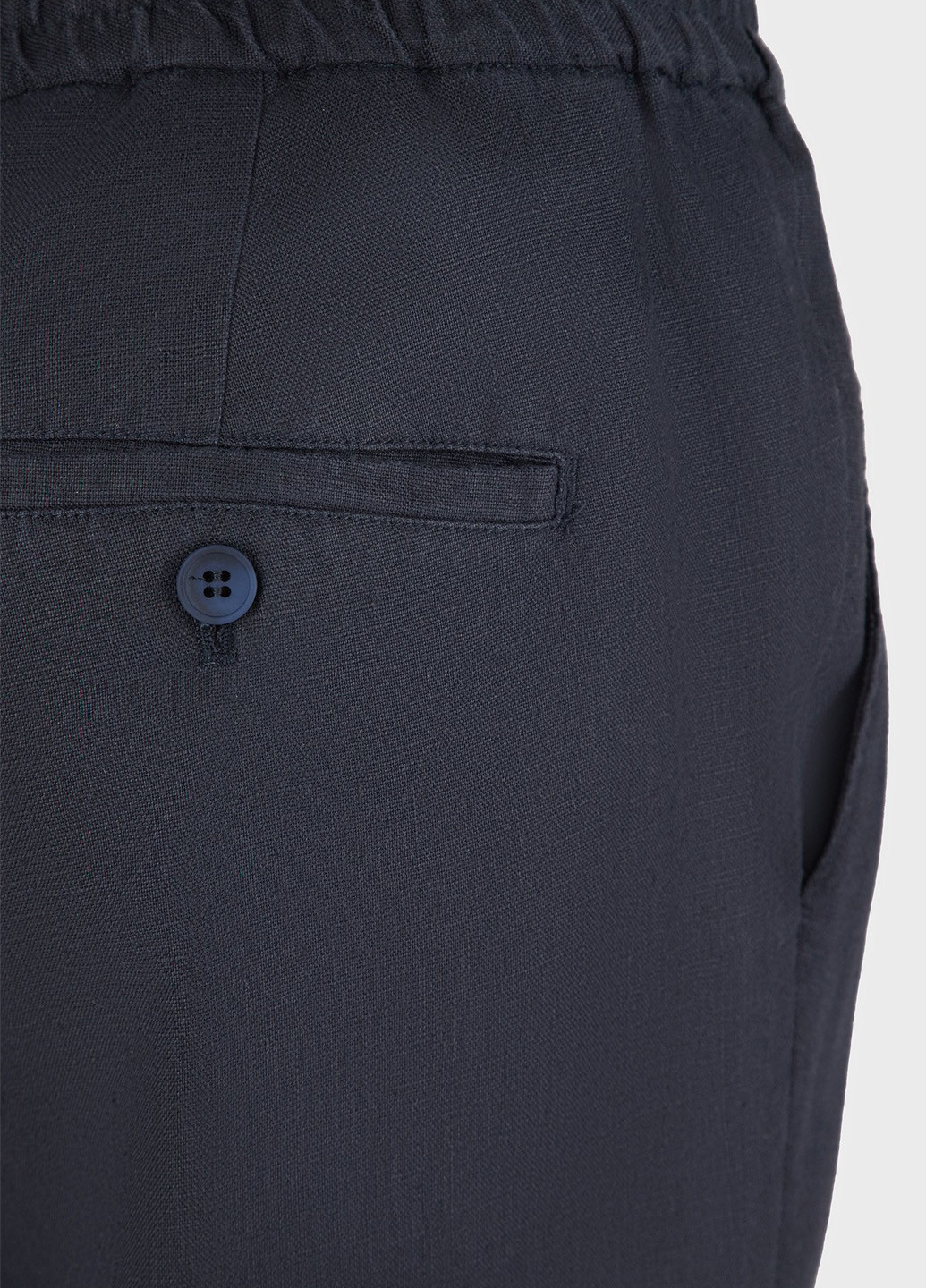 Темно-синие кэжуал летние зауженные брюки PRPY