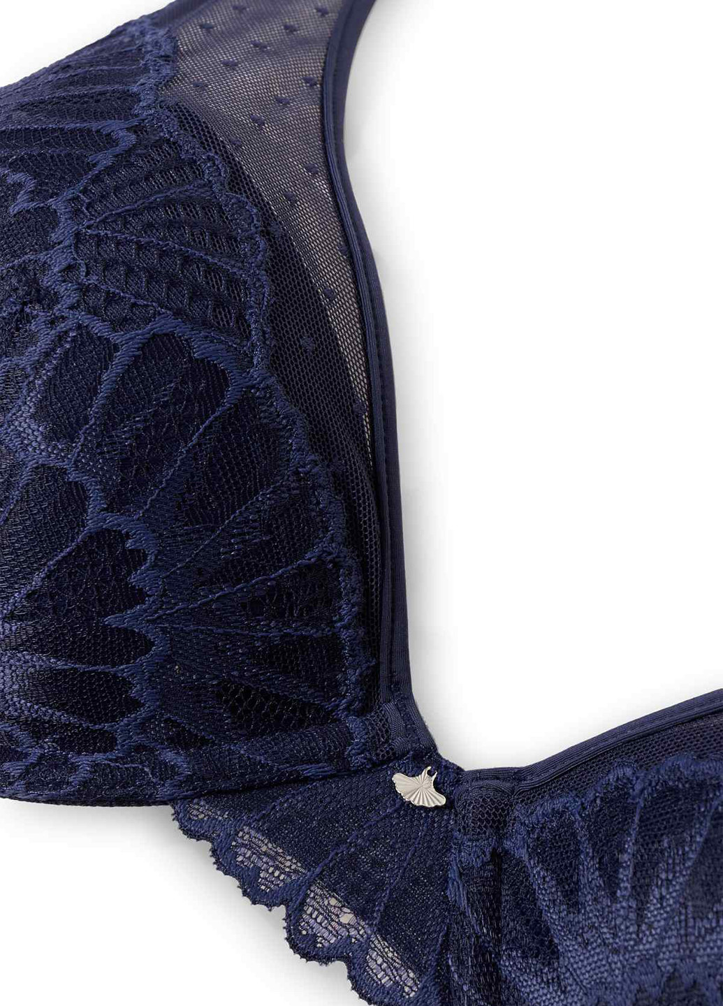 Тёмно-фиолетовый бралетт бюстгальтер C&A с косточками полиамид