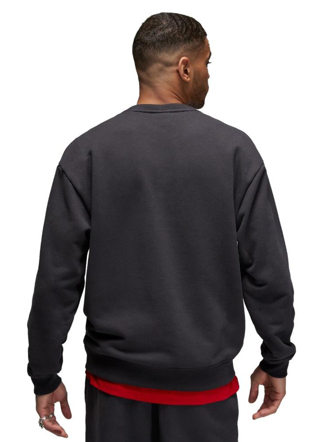 Чорний світшот fj7788-045 Jordan однотонний без декору (318311233)