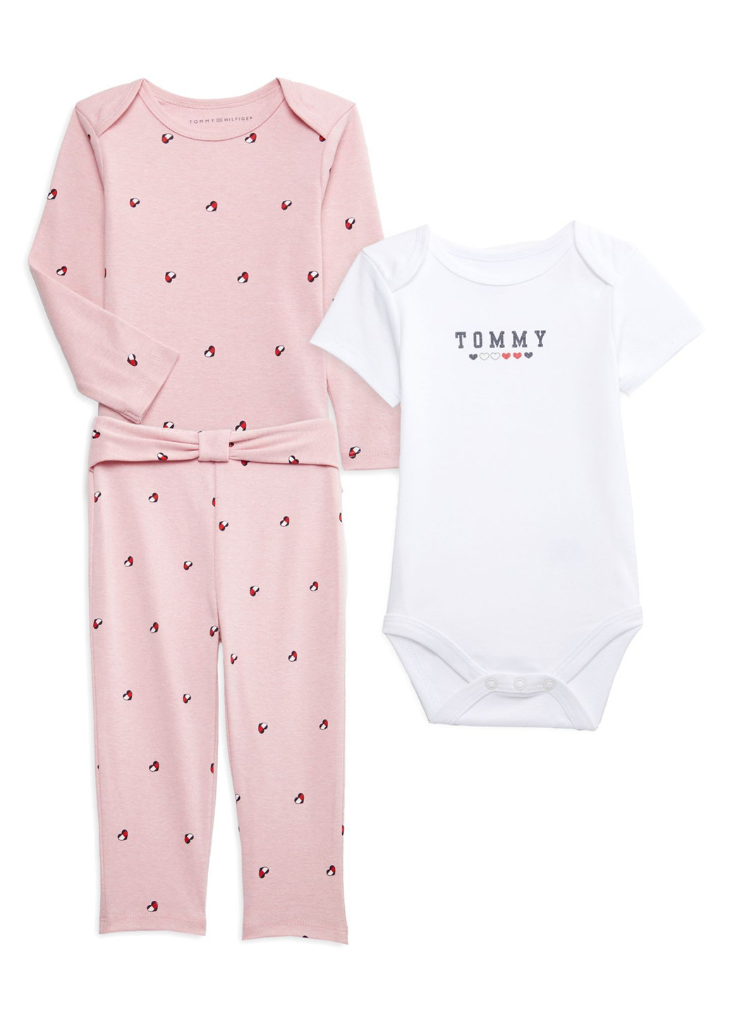 Комбинированный демисезонный комплект (боди 2 шт, леггинсы) Tommy Hilfiger