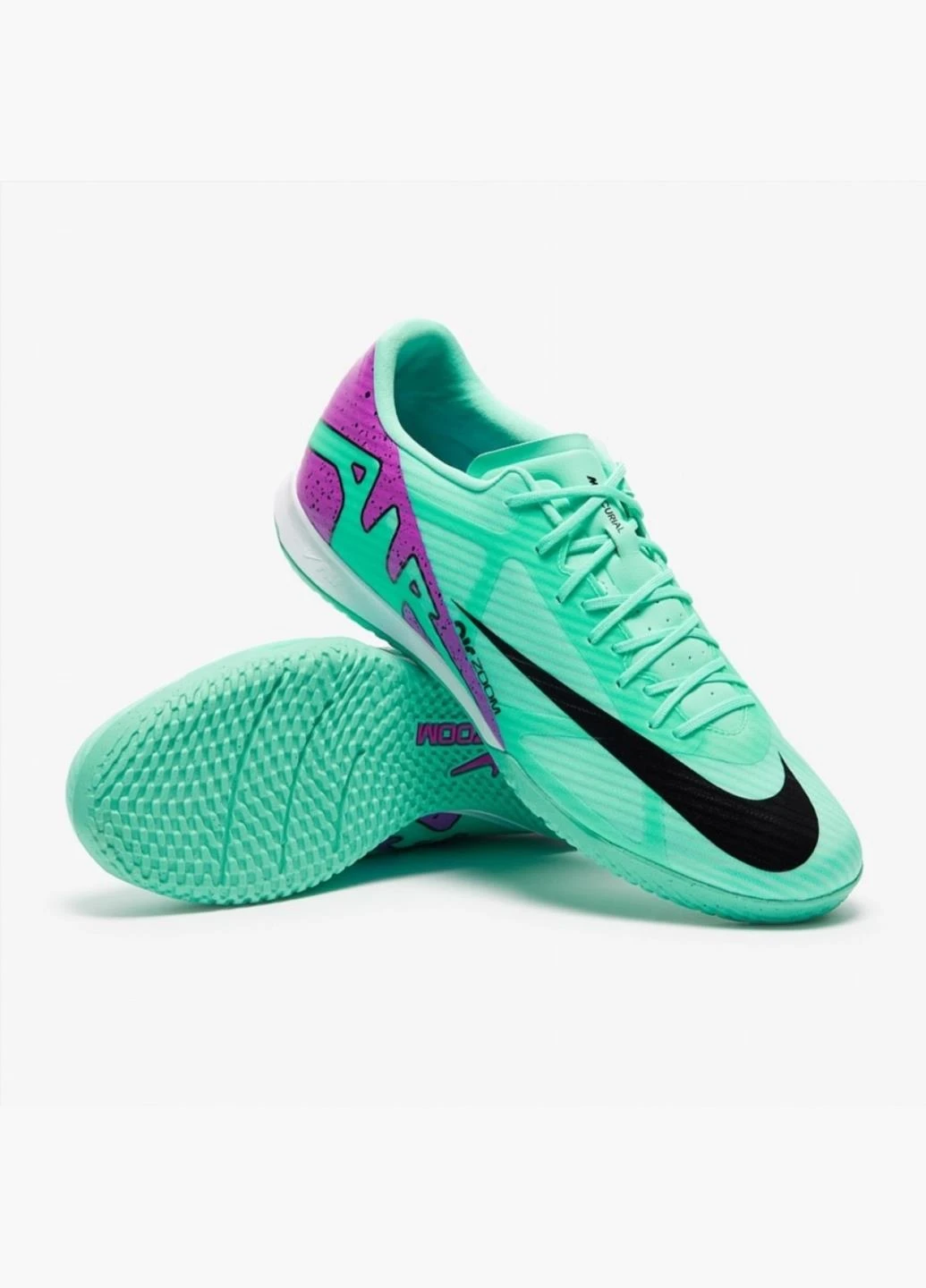Бирюзовые футбольные футзалки dj5633-300 Nike
