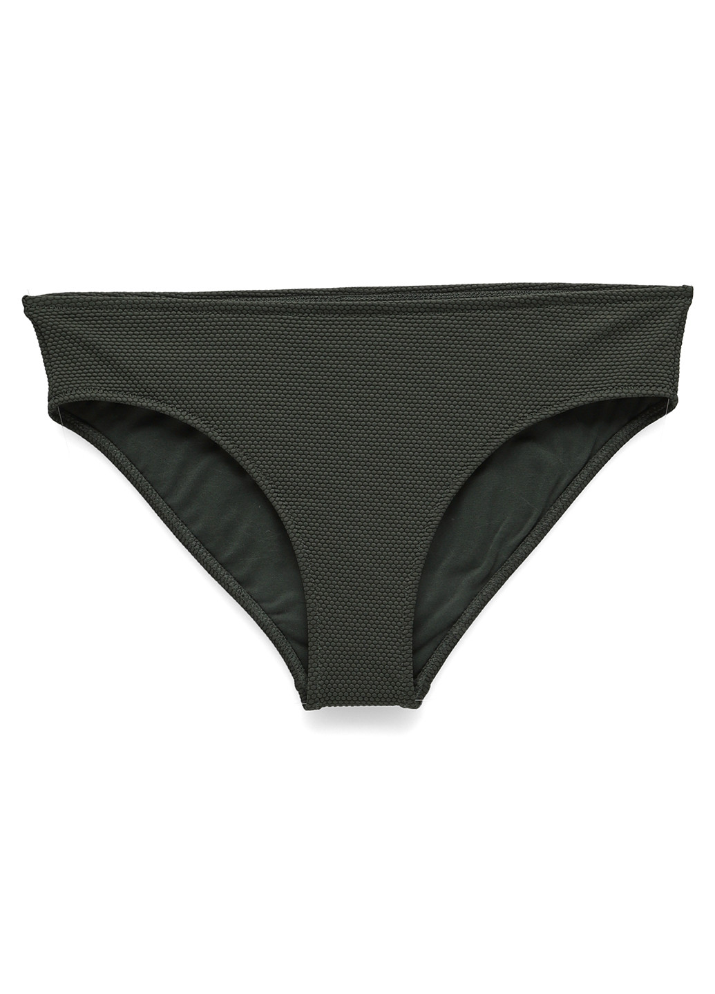 Оливковые (хаки) купальные трусики-плавки однотонные C&A