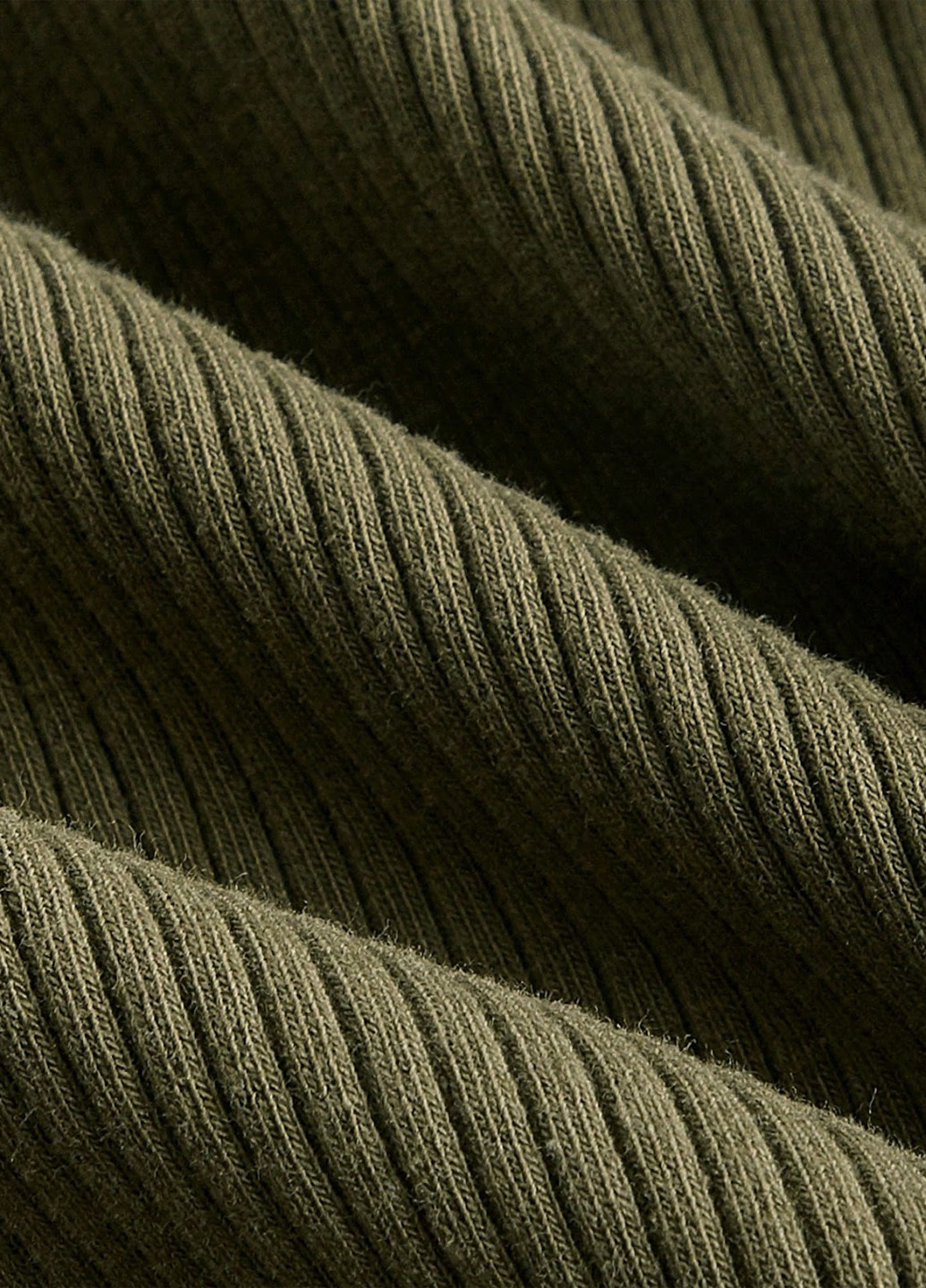 Оливковое (хаки) кэжуал платье с открытыми плечами SHEIN