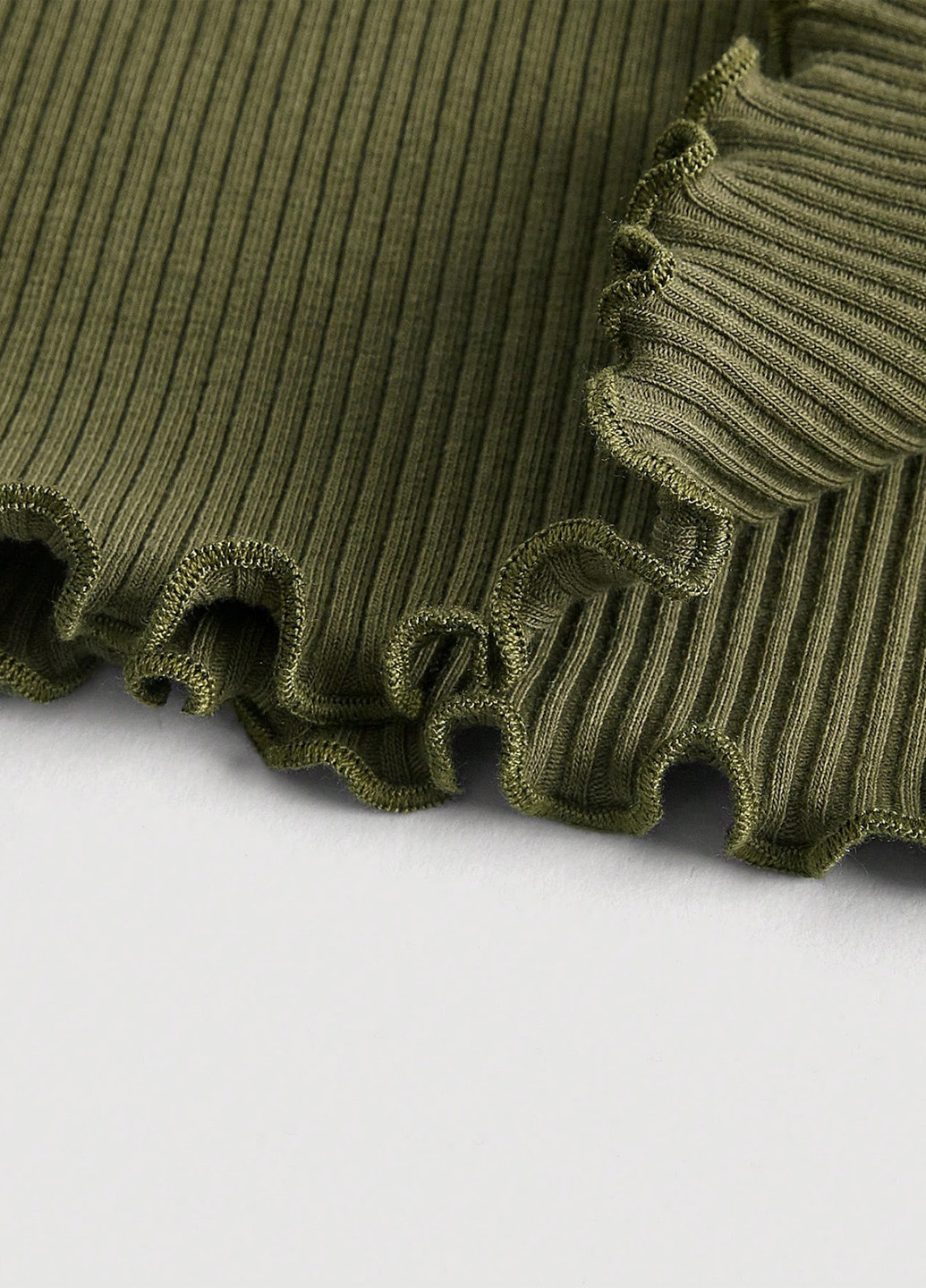 Оливковое (хаки) кэжуал платье с открытыми плечами SHEIN