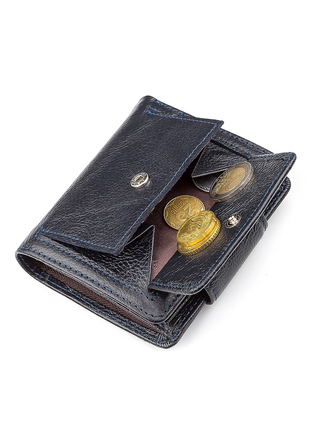 Женский кожаный кошелек 9,5х11х3 см st leather (252128022)