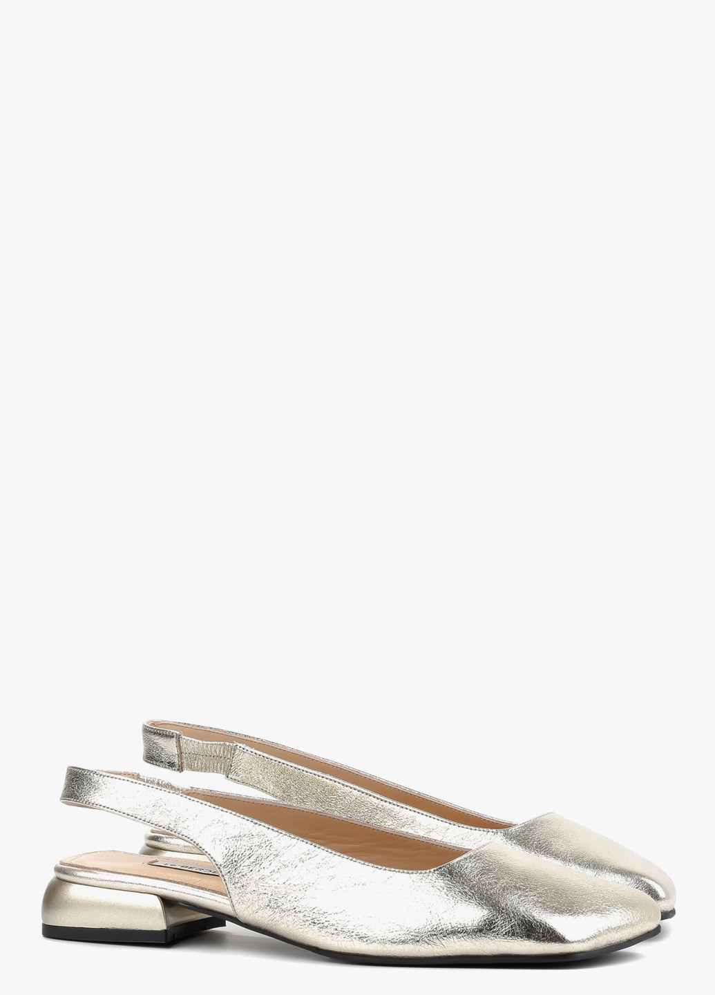 Le'BERDES Туфлі слінгбекі золотий з натуральна шкіра, україна — демісезон (328003899)