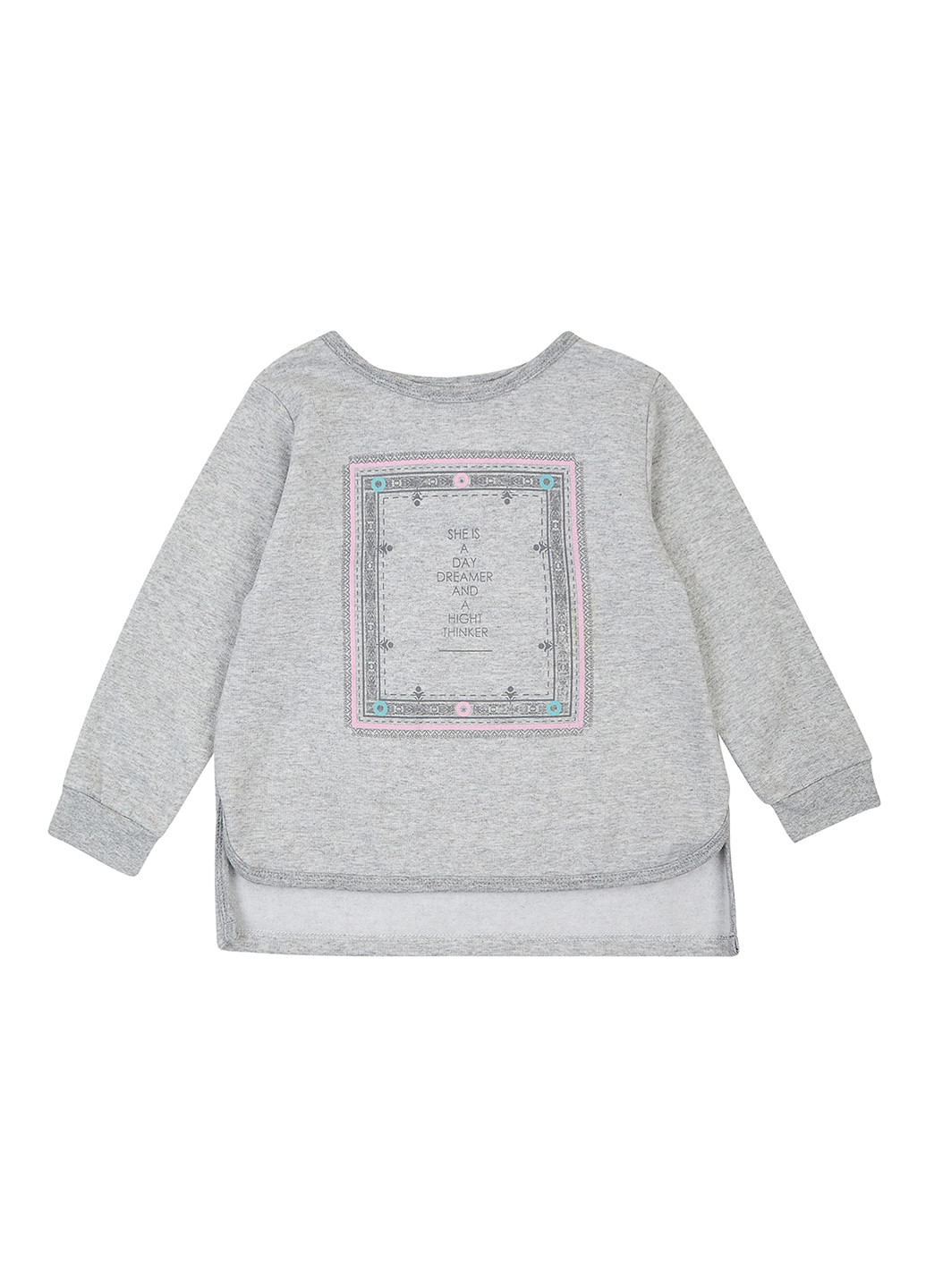 Сірий світшот dexter's меланж без декору (292822544)