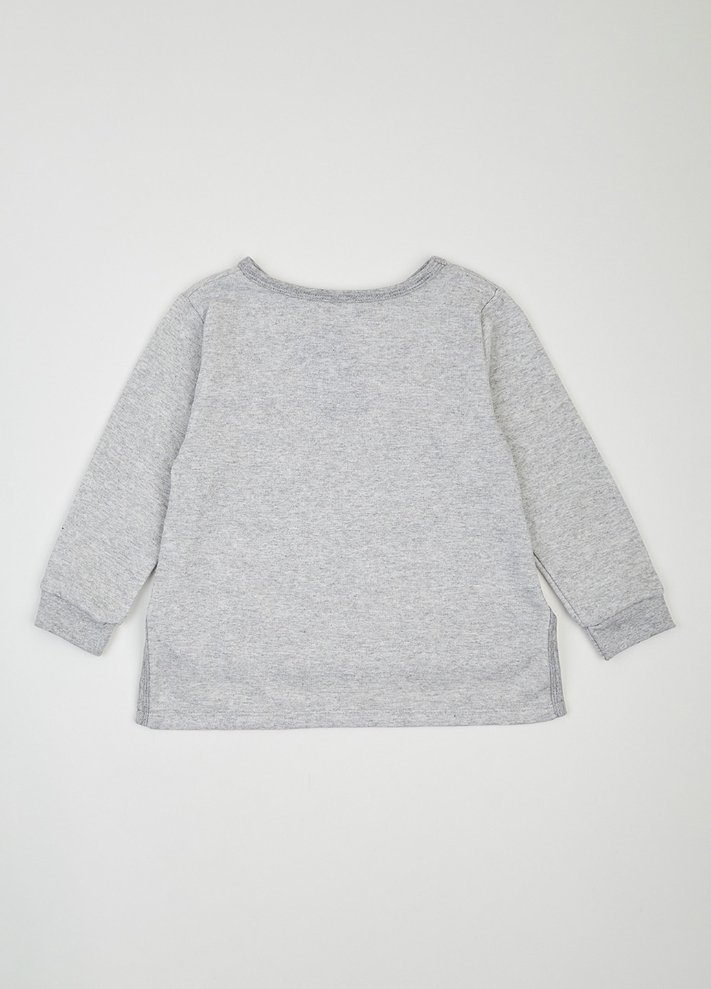 Сірий світшот dexter's меланж без декору (292822544)