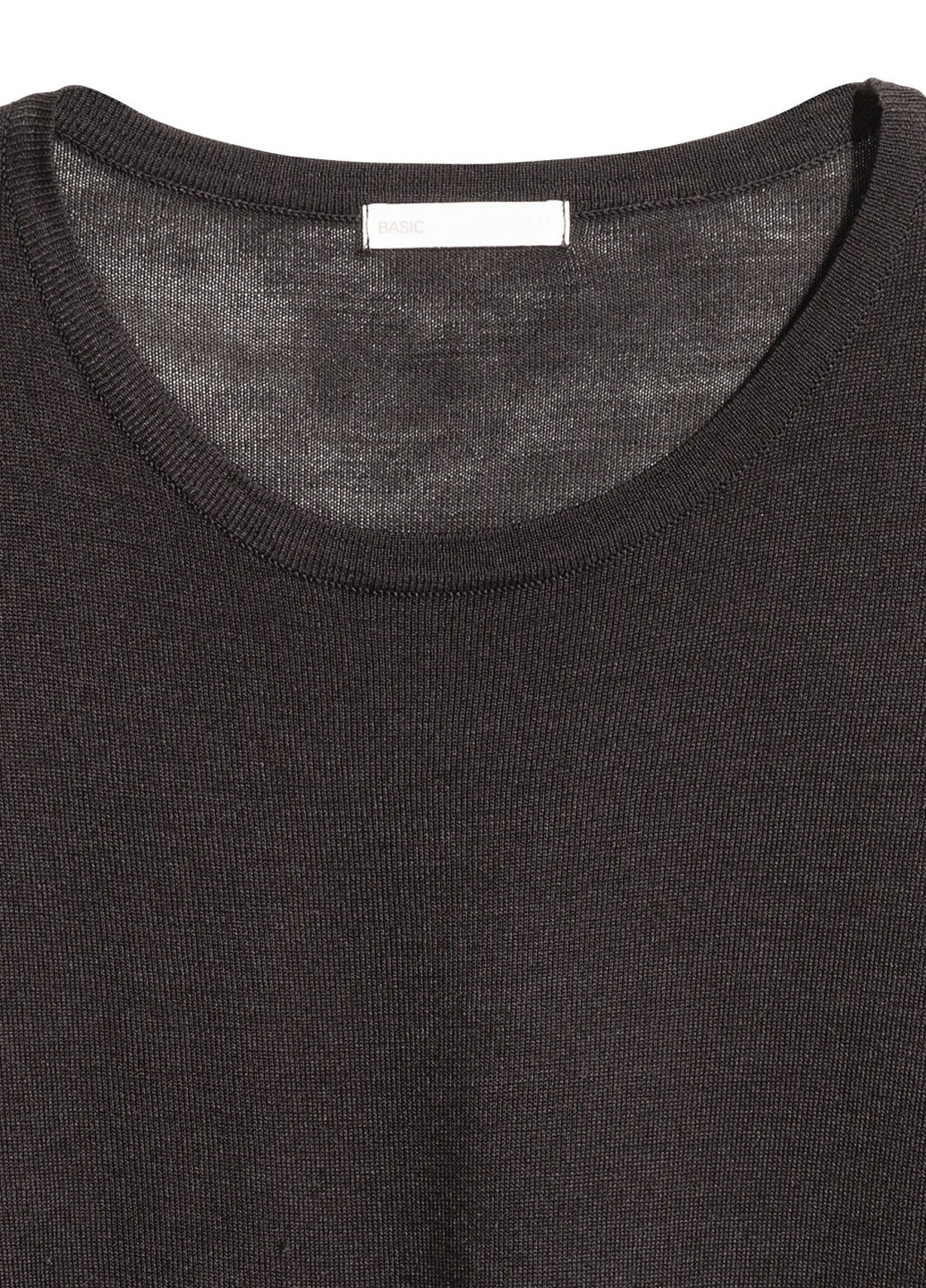 Черный демисезонный свитер H&M