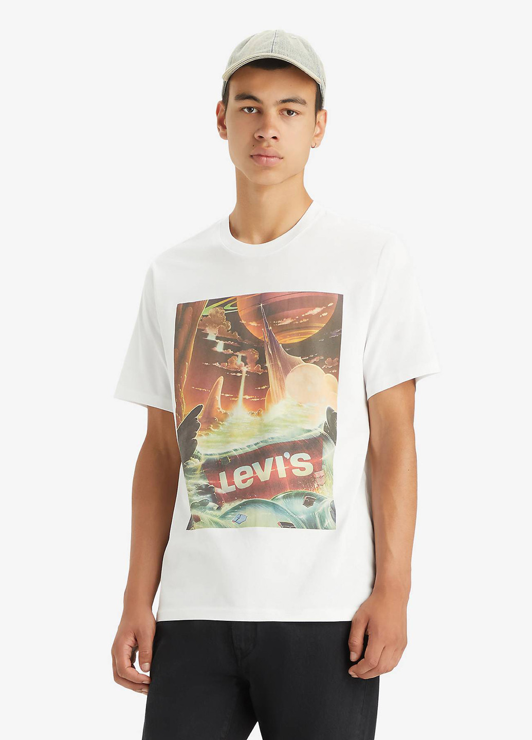 Белая футболка Levi's