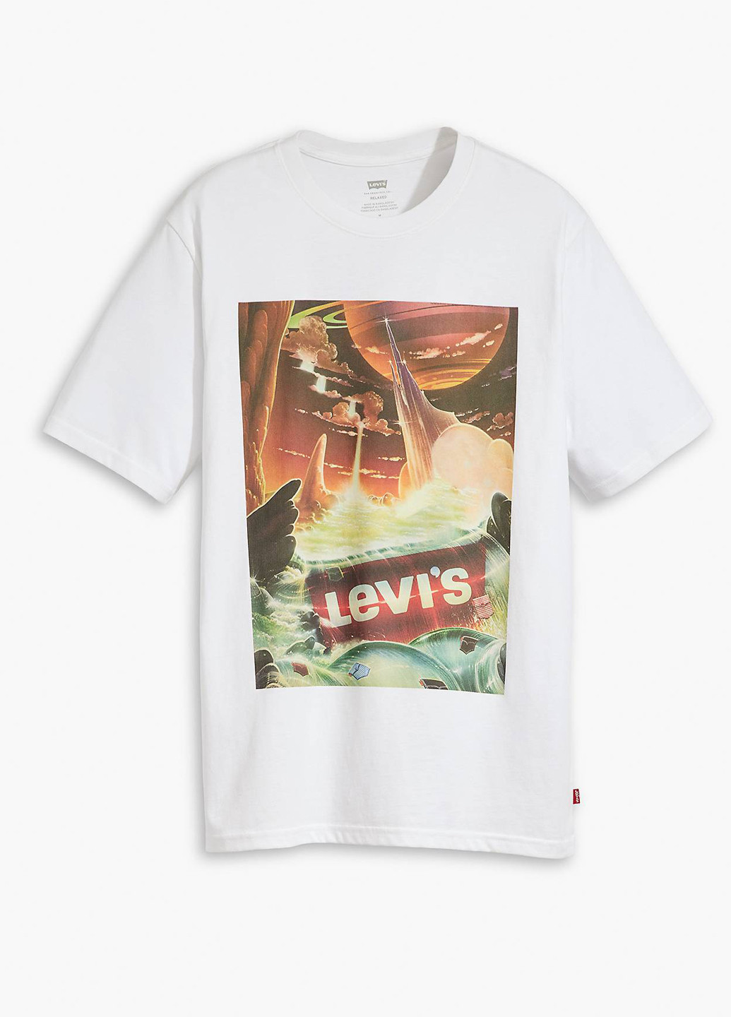 Белая футболка Levi's