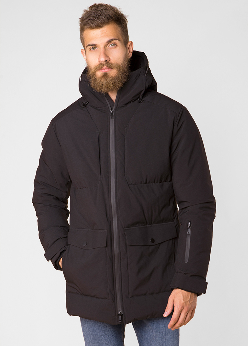Черная зимняя куртка MR 520