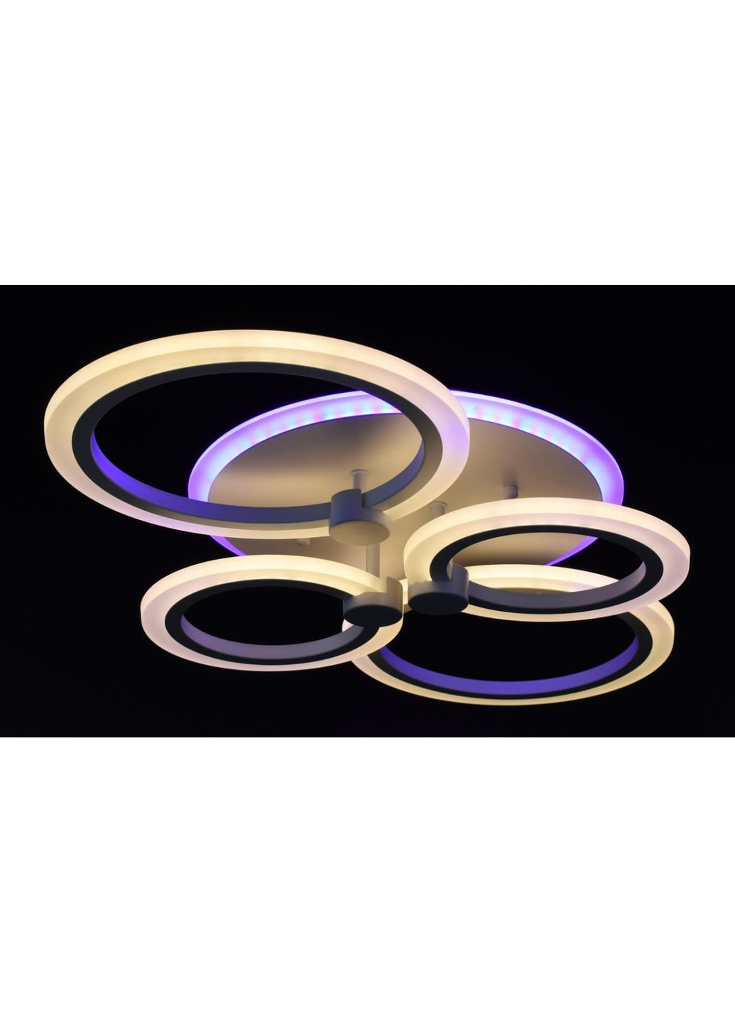 Люстра потолочная LED A2374/2+2-RGB-wh Белый 10х39х61 см. Sunnysky (253527821)