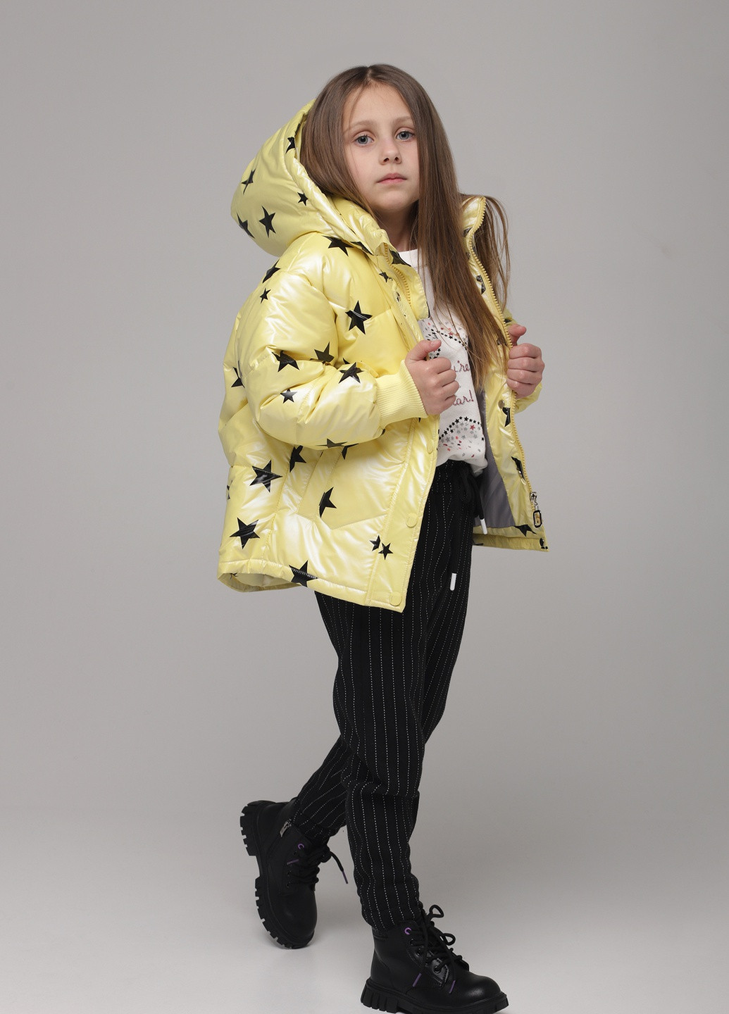 Жовта зимня куртка XZKAMI