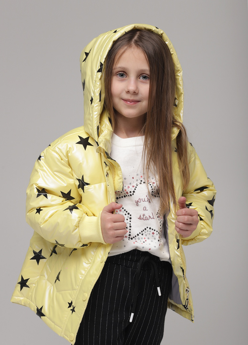 Жовта зимня куртка XZKAMI