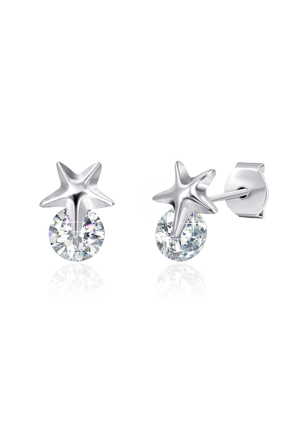 Серебряные серьги с фианитами с2ф/496 Silvex925 (201168990)