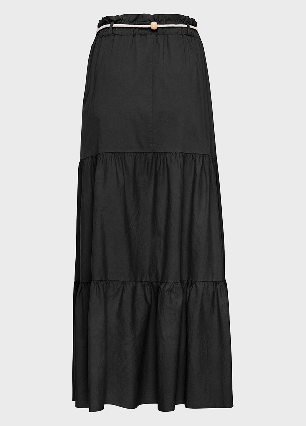 Черная кэжуал однотонная юбка Mexx а-силуэта (трапеция)