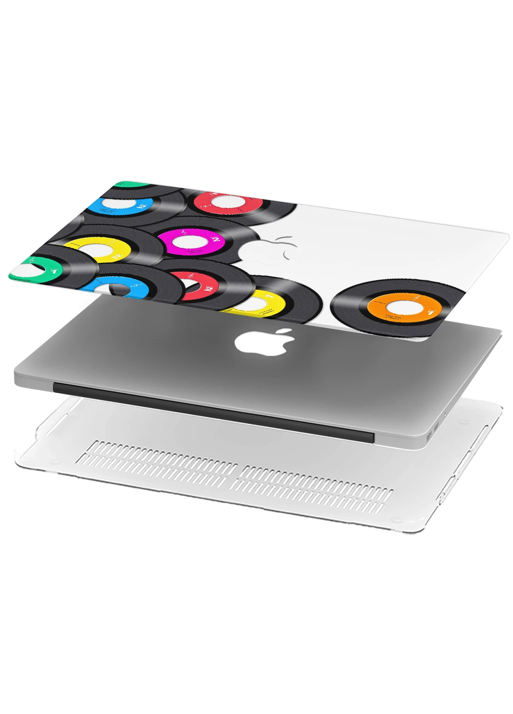Чохол пластиковий для Apple MacBook Air 13 A1466 / A1369 Вінілові платівки (Vinil records) (6351-2117) MobiPrint (218505337)